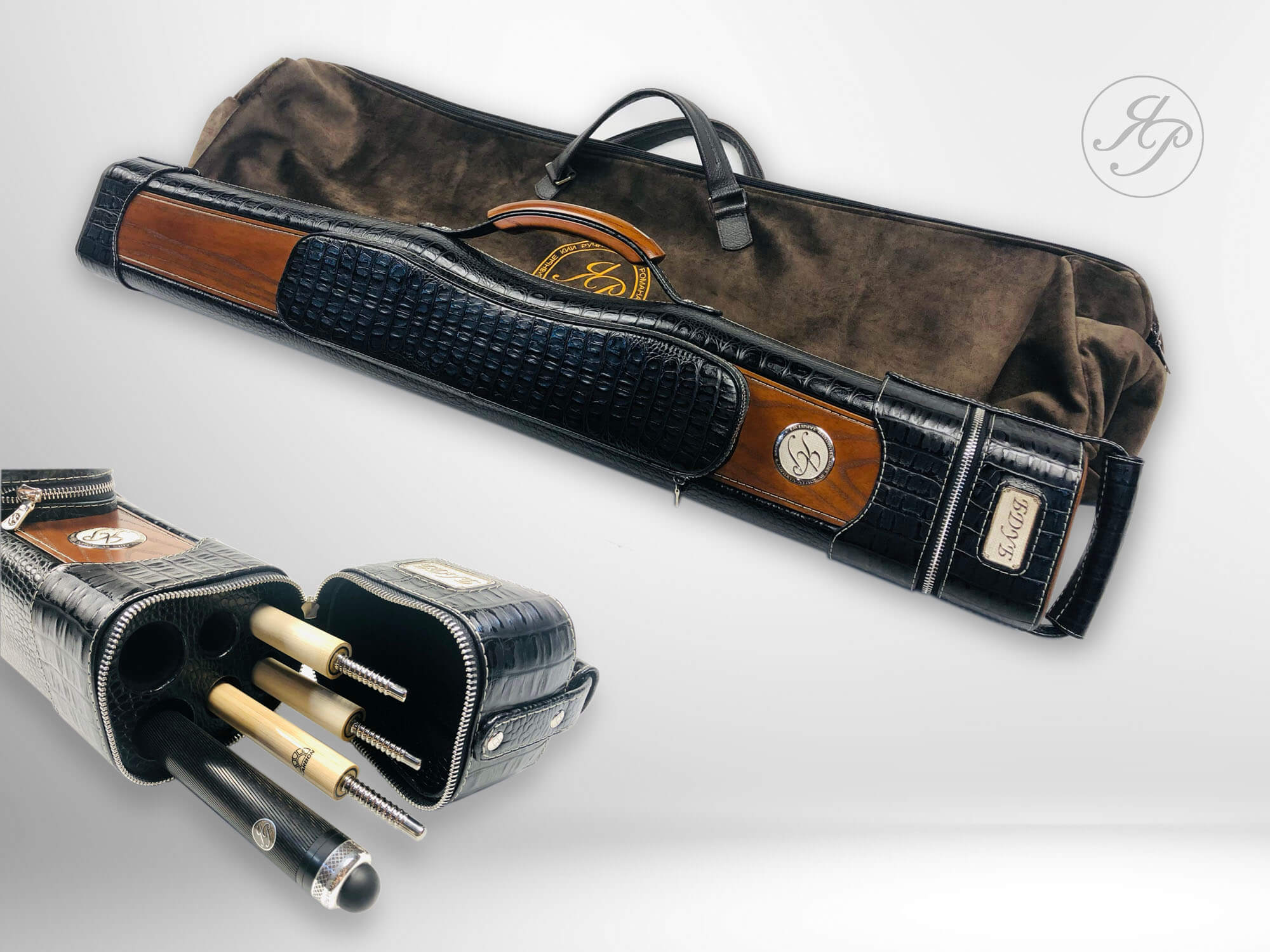 Тубус для нескольких киев и шафтов, из натуральной кожи и массива дерева  TS 001 180 000 ₽