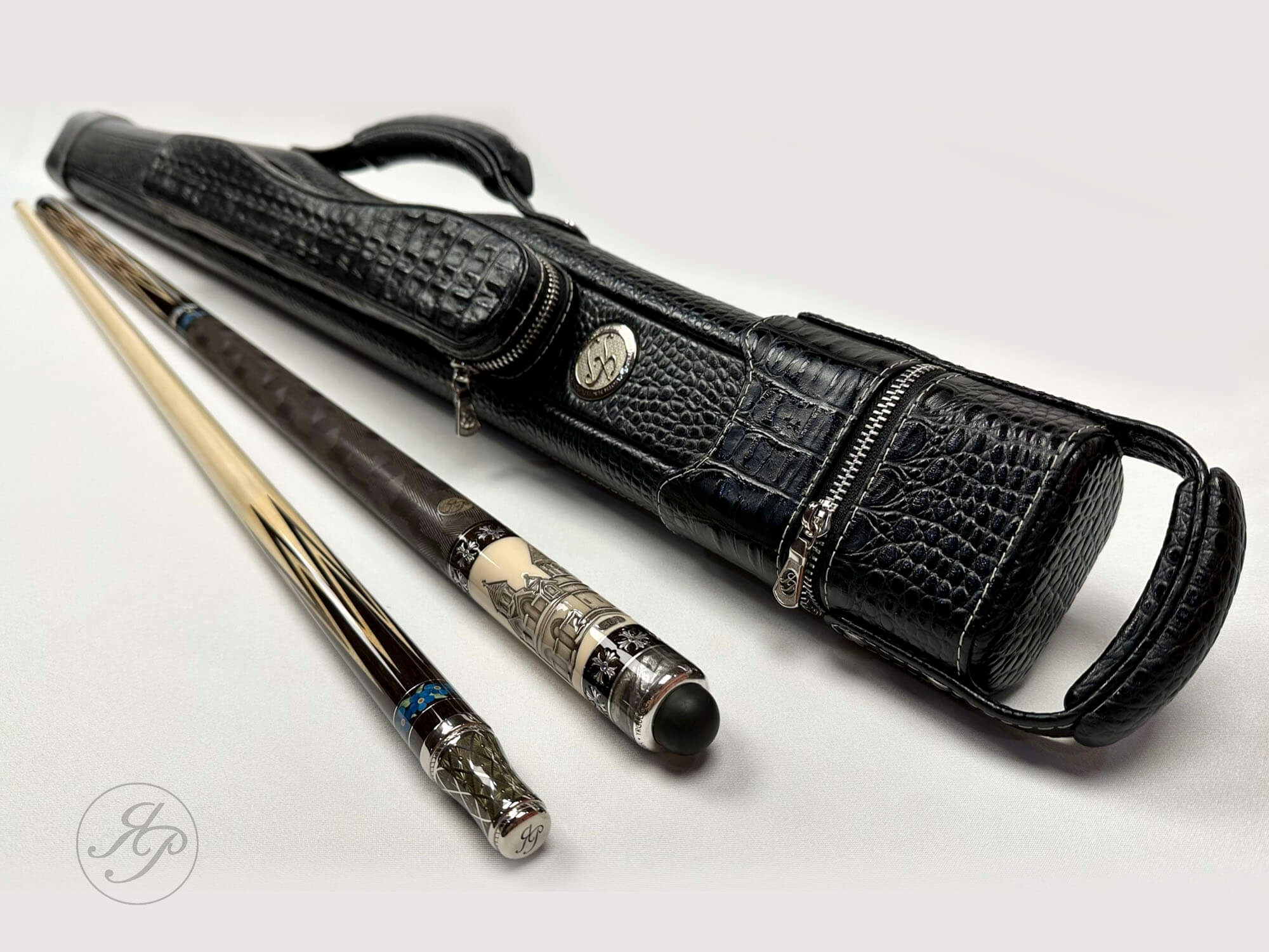 Кий ручной работы 301 из гренадила с Эчмиадзином