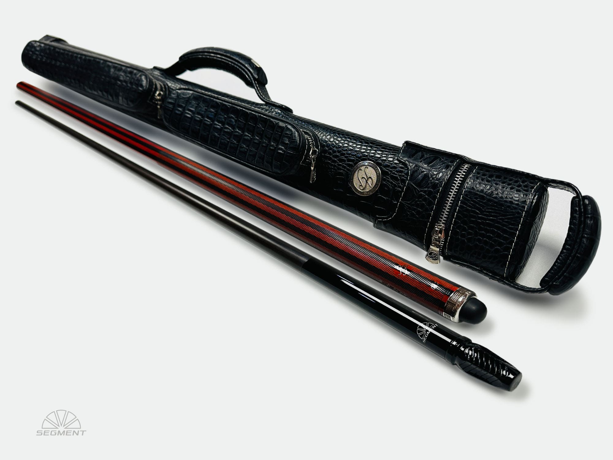 Бильярдный кий 047 из граба полосатый турняк