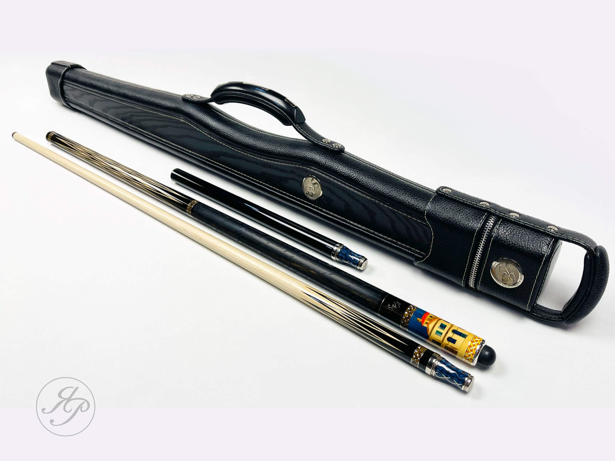 Кий ручной работы 1981 с Желтым домом