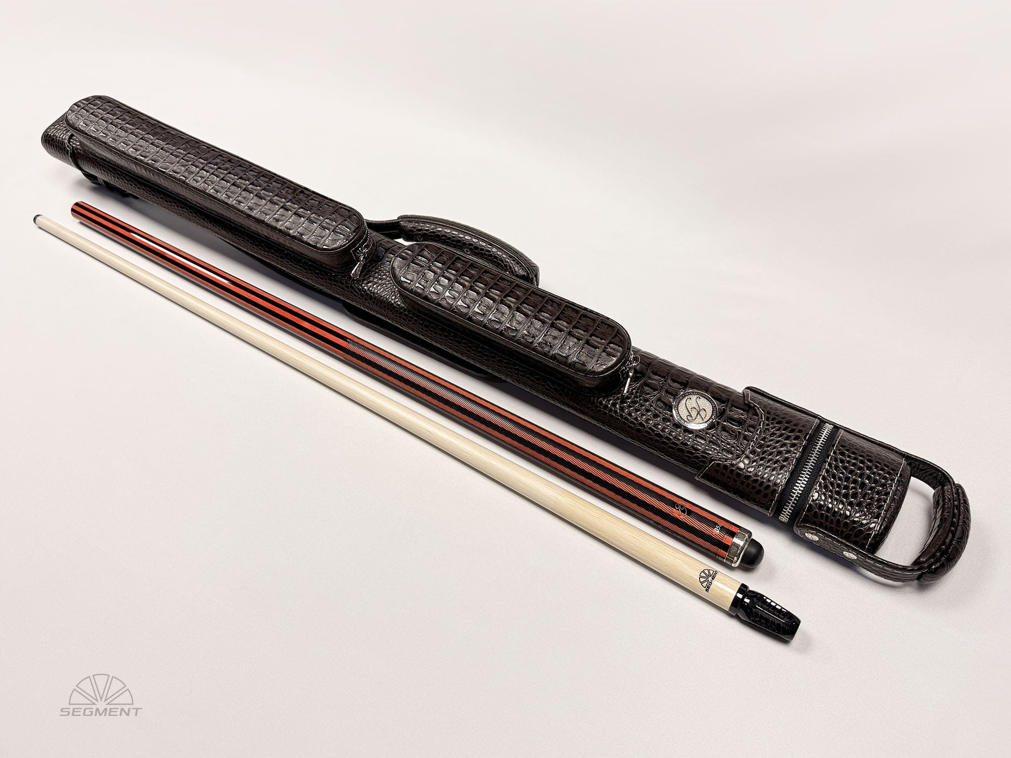 Бильярдный кий 058 из граба полосатый турняк